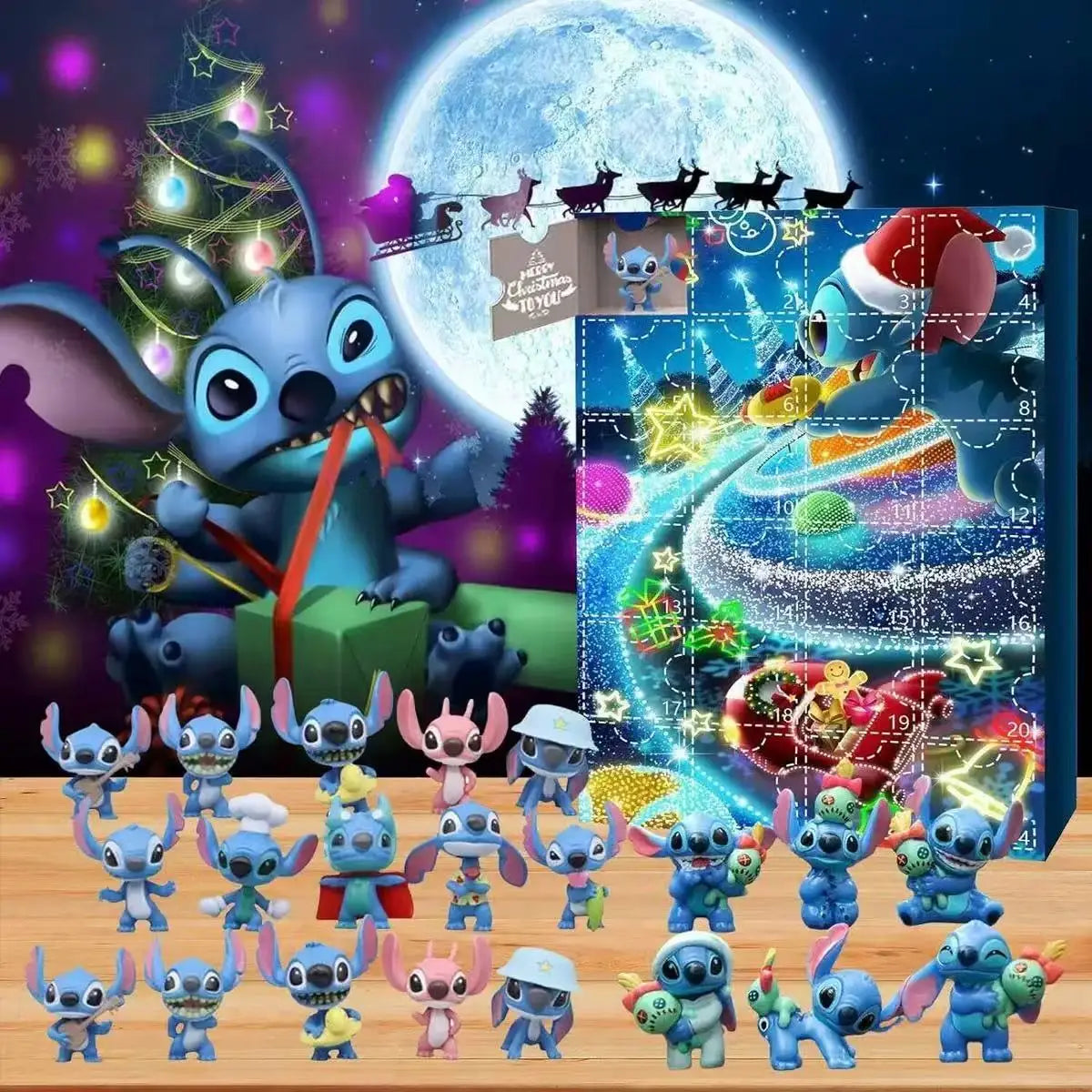 Stitch Christmas Advent Calendar (Figurines)