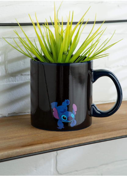 Silver Buffalo Lilo & Stitch Heat-Reveal Ceramic Mug, 20 oz – Perfect Gift!🎁💙
